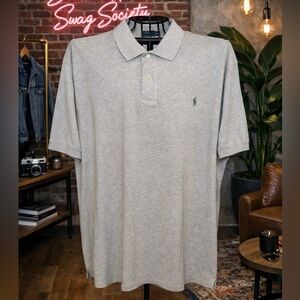 Polo Ralph Lauren Gray Polo Shirt 3XB Big & Tall
